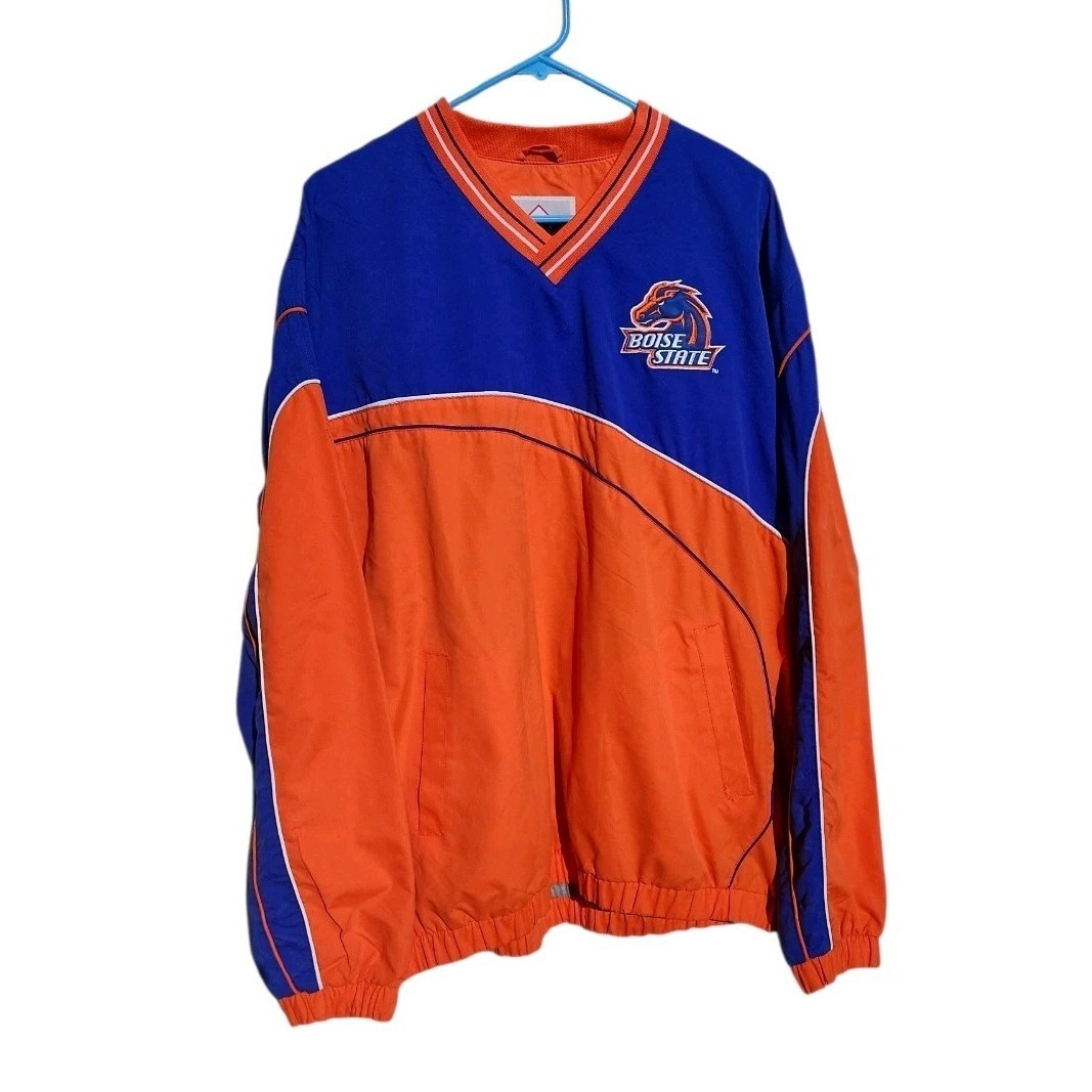 Boise State University Jacket Pullover Brand 58 Sports Size Xl